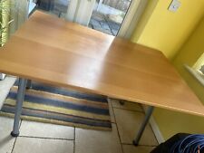 Ikea beech desk for sale  GRANTHAM