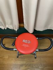 Usado, Silla de ejercicio abdominal roja XL fitness núcleo resistencia rotación AB cuerpo fitness segunda mano  Embacar hacia Argentina