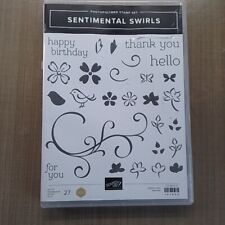 Sentimental swirls photopolyme for sale  WITHAM