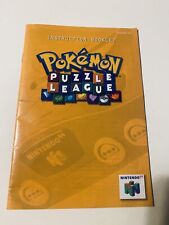 Pokemon Puzzle League (Nintendo 64, 2000) Apenas Manual comprar usado  Enviando para Brazil