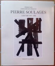 Pierre soulages oeuvre d'occasion  Vence