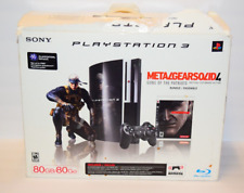 Consola Sony PlayStation 3 PS3 FAT 80 GB compatible con versiones anteriores Metal Gear Solid 4, usado segunda mano  Embacar hacia Argentina