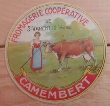 étiquette fromage camembert.s d'occasion  Falaise