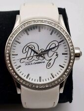 Reloj Original Dolce & Gabbana D&G Time Damas Diamante Cristal 36 mm Blanco , usado segunda mano  Embacar hacia Argentina