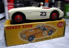 Usado, Vintage Dinky Toys #109 Austin Healey 100 Sports #23, Branco, Excelente Condição Com Caixa comprar usado  Enviando para Brazil
