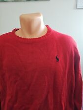 Ralph Lauren Red Knitted Jumper Size 2XL Extra Extra Large, Unwanted Gift, VGC!! for sale  Shipping to South Africa