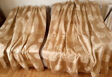 Curtains pair brocade for sale  NORWICH