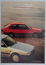 Mazda brochure 1986 for sale  BOURNEMOUTH