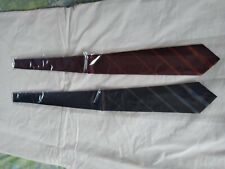 Coppia cravatte seta usato  Alba