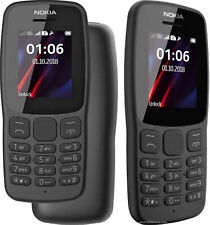 Nokia 106 (2018) Dual SIM Mobile Phone Button Phone Black Unlocked for sale  Shipping to South Africa