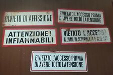 Lotto targhe latta usato  Reggio Calabria