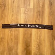 Vintage Michael Jackson Amsterdam ArenA History World Tour Bandana Banner Flag comprar usado  Enviando para Brazil