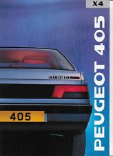 Peugeot 405 brochure for sale  WHITBY