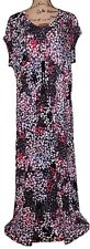 Vestido maxi espreguiçadeira floral preto Carole Hockman Heavenly macio tamanho 1X comprar usado  Enviando para Brazil