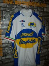 Vintage Cycling jersey shirt '80 Pennelli Cinghiale Lemond maglia bici ciclismo  usato  Italia