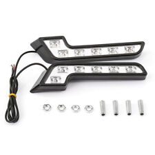 2 peças brancas em forma de L 6 luzes de circulação diurna LED lâmpadas de neblina para caminhão off-road comprar usado  Enviando para Brazil