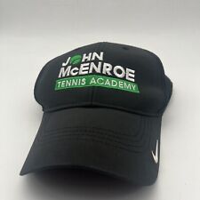 Gorra de tenis Nike John McEnroe negra Dri-Fit Legacy91 logotipo swoosh ajustable segunda mano  Embacar hacia Argentina