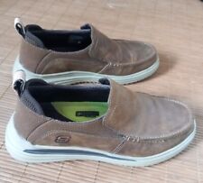 Skechers mens leather for sale  NUNEATON