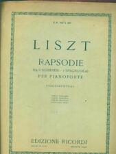 Rapsodie. per pianoforte. usato  Italia
