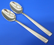 2 Mikasa MERIDIAN SATIN Frosted & Glossy 18-8 Korea Stainless Flatware TEASPOONS for sale  Shipping to South Africa