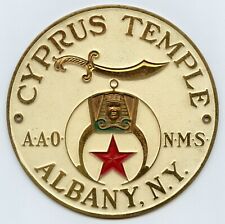 Oriental Shriners Cyprus Temple Albany NY. Emblema de grade de carro emblema 100 mm!!! comprar usado  Enviando para Brazil