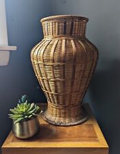 Vintage wicker vase for sale  Haverhill