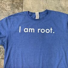 Camiseta vintage ""I Am Root"" ""Science Logic"" manga corta ~ tecnología informática/nerd ~ talla XL segunda mano  Embacar hacia Mexico