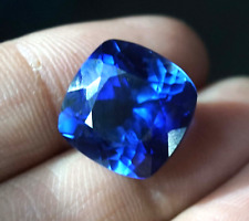 Natural 18.85 Ct GIE Certified Blue Namibia Jeremejevite Cushion Loose Gemstone for sale  Shipping to South Africa