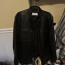 klein leather jacket calvin for sale  Twin Peaks