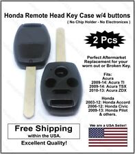 2 peças: Honda Accord 4 botões controle remoto chave estojo para 2008 2009 2010 2011 2012 comprar usado  Enviando para Brazil
