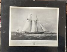 Antique print schooner for sale  TORRINGTON