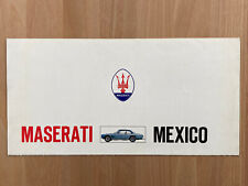 Maserati mexico prospekt gebraucht kaufen  Dachau