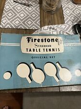 Used, Firestone Standard Table Tennis Official Set Ping Pong Paddles Net in Box for sale  Shipping to South Africa