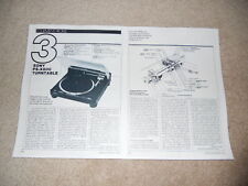 Sony PS-x800 Lineal Biotracer Tocadiscos Revisión, Raro Info ! 2 Pg , 1981 comprar usado  Enviando para Brazil