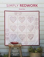 Simply redwork quilt for sale  UK