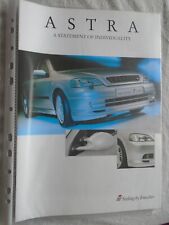 Używany, Vauxhall Astra Irmscher Akcesoria broszura kwiecień 2002 tekst w języku angielskim na sprzedaż  Wysyłka do Poland