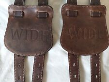 Brown leather bates for sale  REDDITCH