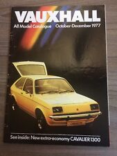 Vauxhall 1977 range for sale  BOLTON