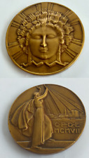 Médaille bronze électricité d'occasion  Pleudihen-sur-Rance