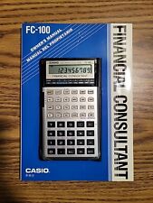Calculadora vintage consultora financiera Casio FC-100 (1987-1991) en funcionamiento segunda mano  Embacar hacia Argentina