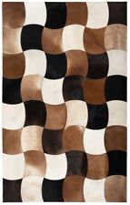 Cowhide patchwork rug for sale  LONDON