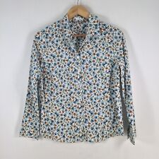 Usado, Camisa regata feminina abotoada tamanho 10 multicolorida floral manga longa 079400 comprar usado  Enviando para Brazil