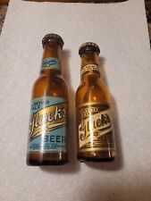 Botella de cerveza de vidrio vintage Gluek's sal y pimienta segunda mano  Embacar hacia Argentina