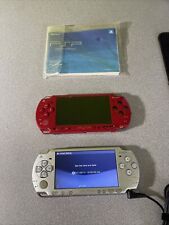 Lot Of 2 Sony PSP-2001 Silver And God of War  Red Console System - FOR PARTS for sale  Shipping to South Africa