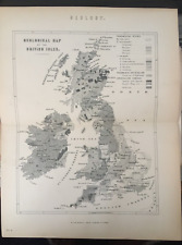 Antique map geological for sale  TORRINGTON