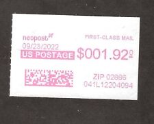 Neopost single 1.92 for sale  Shipping to Ireland
