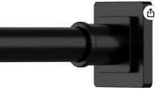 Black Shower Curtain Rod Adjustable 31”-79” Non-slip Tension Mount NO Drill for sale  Shipping to South Africa