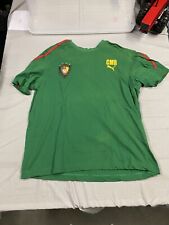 Camiseta deportiva de fútbol americano vintage verde de los leones de Camerún XL segunda mano  Embacar hacia Argentina