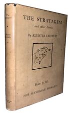 ASSINADO, O ESTRATAGEMA E OUTRAS HISTÓRIAS, por ALEISTER CROWLEY, 1929, 1º DJ, OCULTO comprar usado  Enviando para Brazil