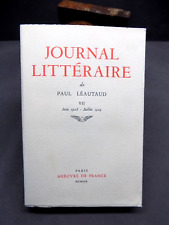 Journal littéraire paul d'occasion  Poitiers